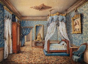 Ontwerp van slaapkamer door French School