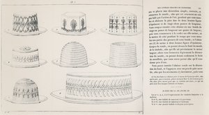 Ontwerpen voor Timbale de Macaroni door Antonin Carême (gravure) door French School