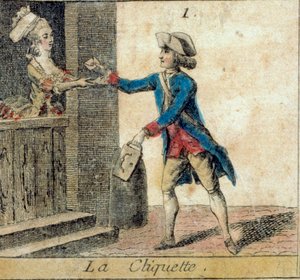 Detail van het spel van de Cree gans: de ratel