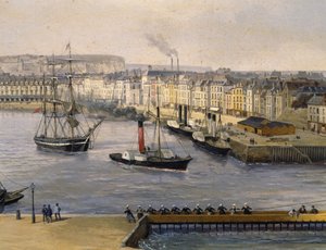 Haven van Dieppe door French School