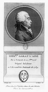Dominique-Joseph, Graaf de Garat (gravure) door French School