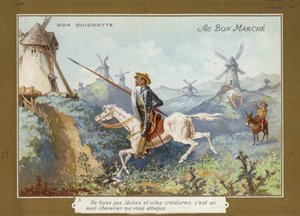 Don Quichot te paard
