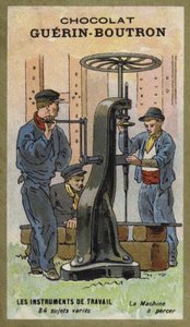Boormachine door French School