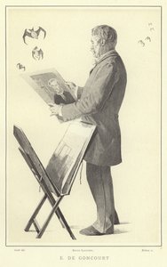 Edmond de Goncourt, Franse schrijver en criticus