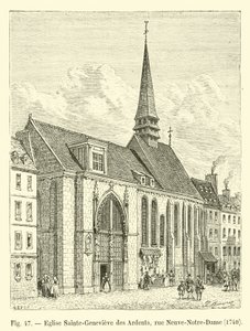 Sainte-Genevieve des Ardents kerk, rue Neuve-Notre-Dame, 1704 door French School