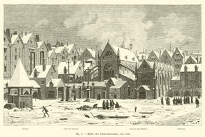 Kerk van de Heilige Onschuldigen, rond 1550 door French School