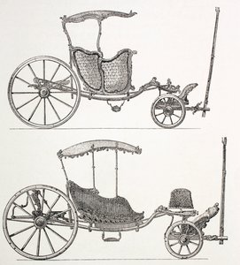 Franse rijtuigen uit de 18e eeuw, 1875