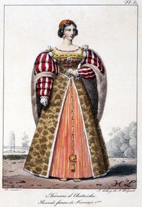 Eleonore van Oostenrijk (1498/1558), infante van Spanje, vrouw van Koning Manoel van Portugal en tweede vrouw van Francois I, koning van Frankrijk