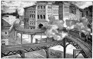 Verhoogde Spoorwegen van New York, 1893