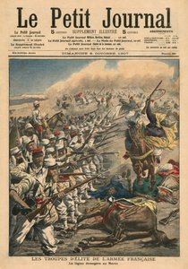 Elitetroepen van het Franse leger, Franse Vreemdelingenlegioen in Marokko, illustratie uit 