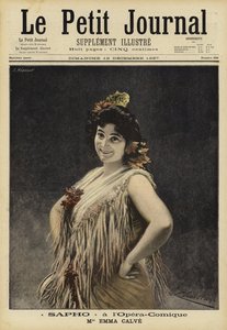 Emma Calve in Sappho in de Opera-Comique, Parijs