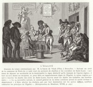 Gelijkheid, Franse Revolutie, 1793 door French School