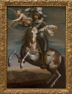Ruiterportret van Lodewijk XIII (1601-1643) door French School