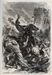 Eudes (Odon) (860-898), koning van de Franken, leidt de strijd tegen de Noormannen en verdedigt Parijs (860-887) - Eudes (852-898) in de strijd tegen de Noormannen - 