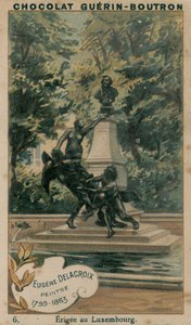 Eugène Delacroix, Schilder, 1799-1863, Opgericht in Luxemburg