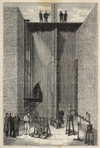 Ervaring van Henri Victor Regnault (1810 - 1878) - Henri-Victor Regnault aan het Collège de France - Gravure in 