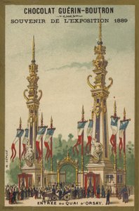 Expositie 1889 - Chocolade Souvenir door French School