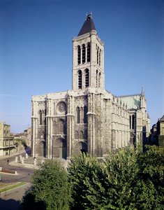 Buitenaanzicht vanuit het zuidwesten, 1122-1281 door French School