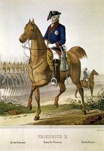 FRIEDRICH II "DE GROTE": Koning van Pruisen (1712-1786) door French School
