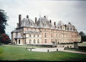 Gevel van het kasteel d