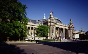 Façade van het Grand Palais, gebouwd door Henri Deglane, Albert Louvet en Albert Thomas, 1897-1900