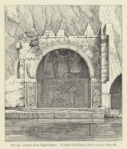 Gevel van de Tagh-i-Bostan door French School