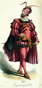 Verkleedkostuum voor Mephistopheles, uit L