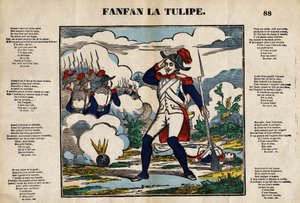 Fanfan de tulp (spinal afbeelding 19e eeuw) door French School