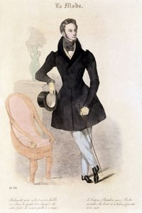 Mannelijke mode in 1829 - in 