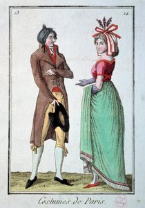 Mode onder het Directoire: een elegant paar