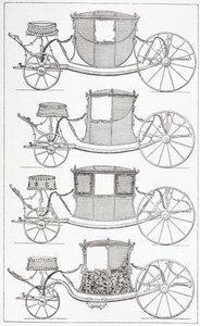 Modieuze koetsen van de 18e eeuw, 1875