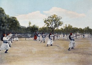 Schermen met de bajonet - in 