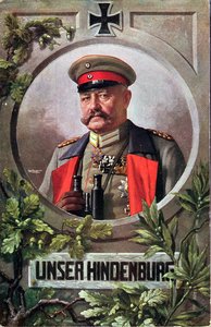 Veldmaarschalk Paul von Hindenburg (1847-1934)