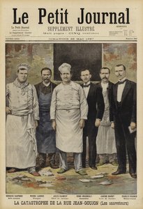 Brand in de Bazar de la Charité, Parijs, 1897 door French School