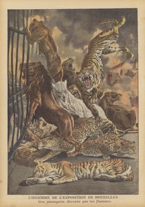 Brand op de Brusselse Internationale Tentoonstelling van 1910 door French School