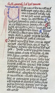 Eerste pagina van het manuscript van de Lois d