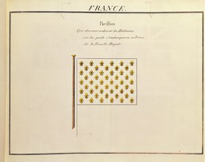 Vlag van een Prins van de Koninklijke Familie, uit Pavillons des Puissances Maritimes