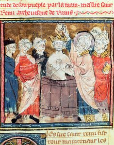 St. Remigius, Bisschop van Reims door French School