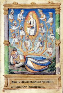 Fol.11r De Boom van Jesse, uit Heures a l