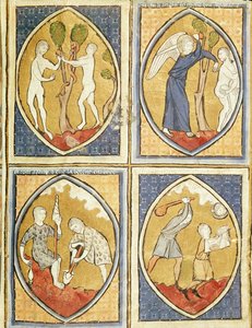 Het verhaal van Adam en Eva, uit Image du Monde door French School