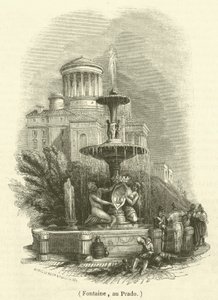 Fontein, in het Prado door French School