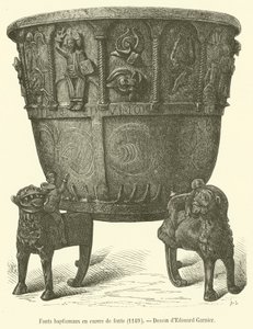 Doopvonten van gietkoper