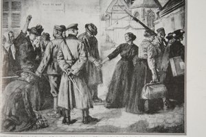 Gedwongen verwijdering van Franse burgers uit Lille naar Duitse arbeidskolonies door French School