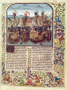 Slag bij Ecluse, 24 juni 1340, uit Froissarts Kroniek