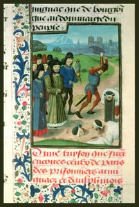 Executie van de gevangenen, 1418 door French School