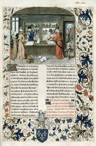 Juwelierswinkel, uit Lapidaire de Mandeville