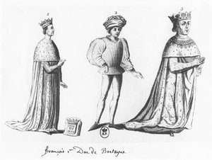 Francis I, Hertog van Bretagne (gravure)