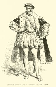 Francis de Lorraine, Hertog van Aumale en van Guise door French School