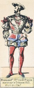 Francois I, 58e koning van Frankrijk, besteeg de troon in 1515, stierf in 1547