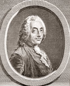 François-Augustin de Paradis de Moncrif, 1687-1770. Franse schrijver en dichter. Uit Les Heures Libres gepubliceerd 1908. door French School